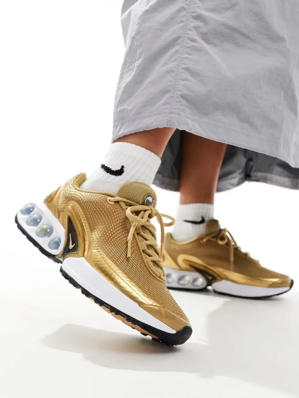NEW! Nike Ar Max DN Premium Metallic Gold